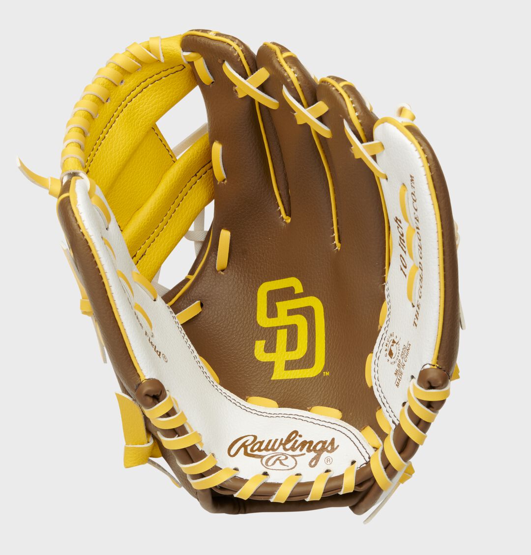 San Diego Padres 10-Inch Team Logo Glove - Image 4