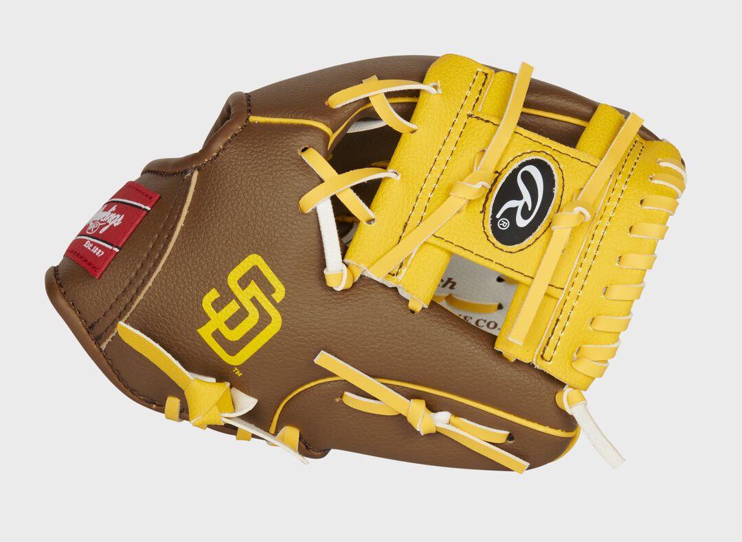 San Diego Padres 10-Inch Team Logo Glove - Image 2