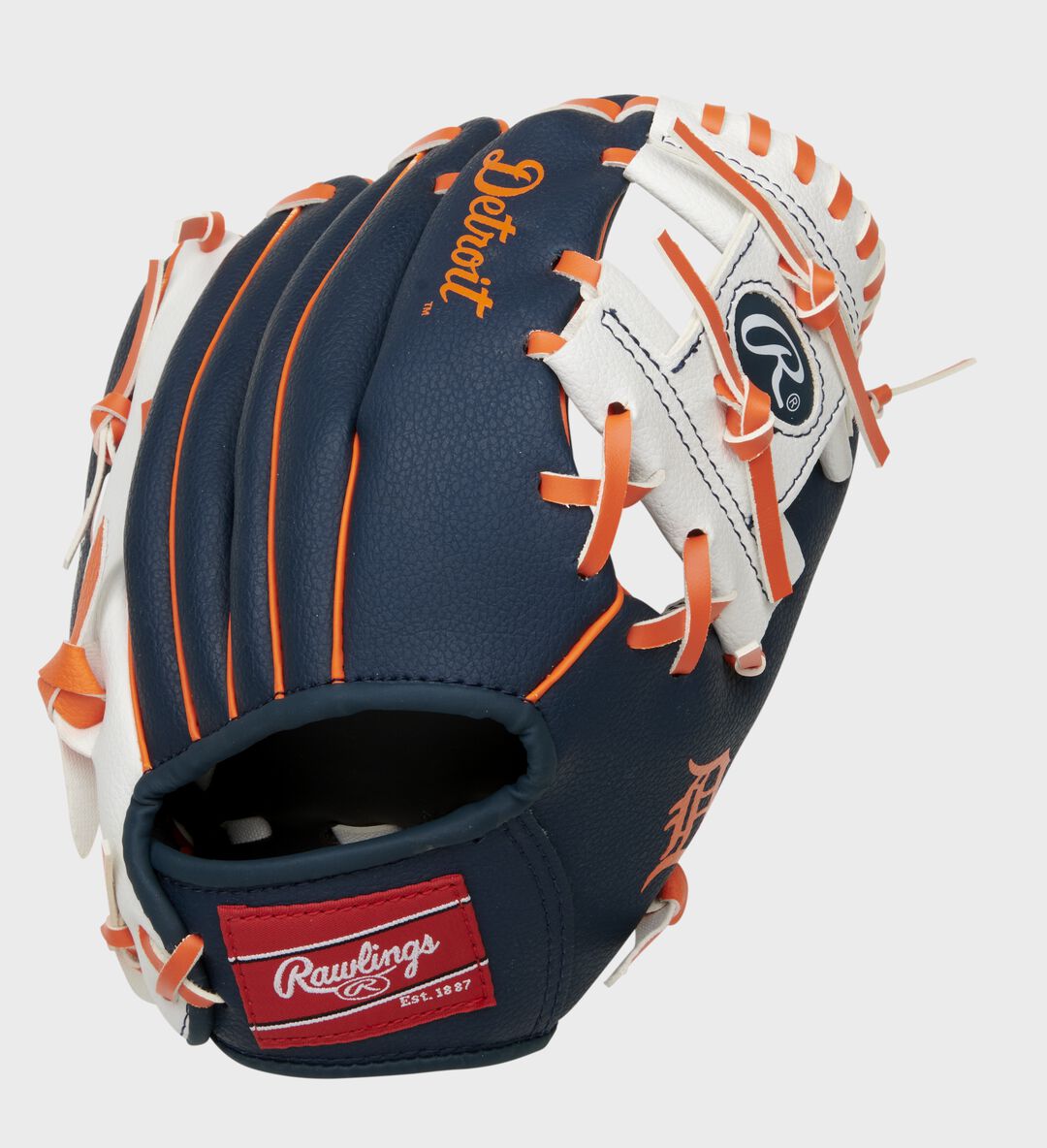 Detroit Tigers 10-Inch Team Logo Glove - Image 3