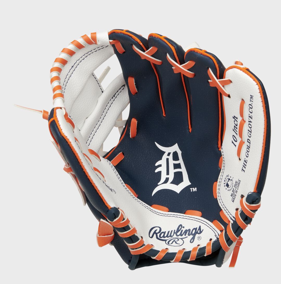 Detroit Tigers 10-Inch Team Logo Glove - Image 4