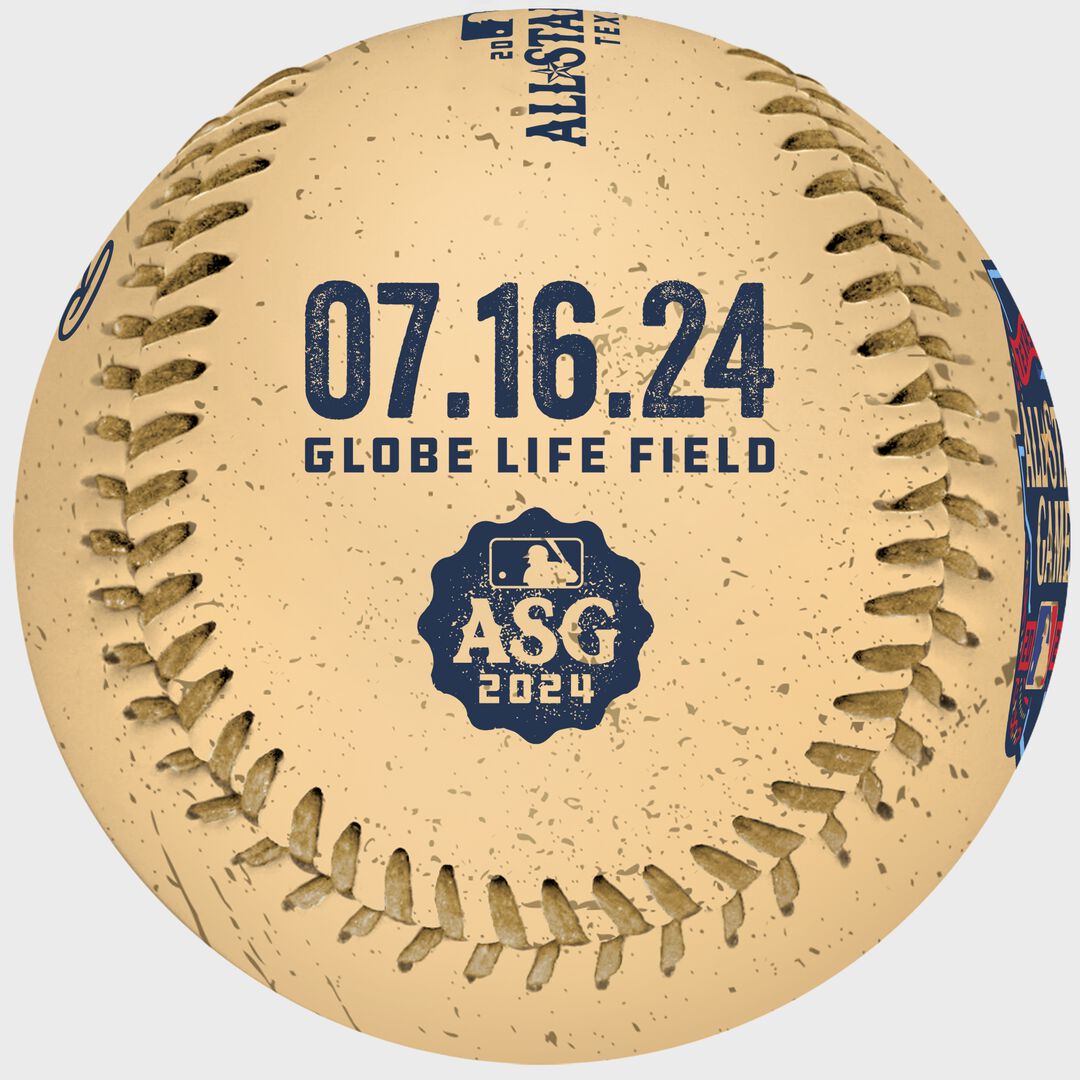 2024 MLB All-Star Game Gold Replica Baseball 1 Ball - Image 3