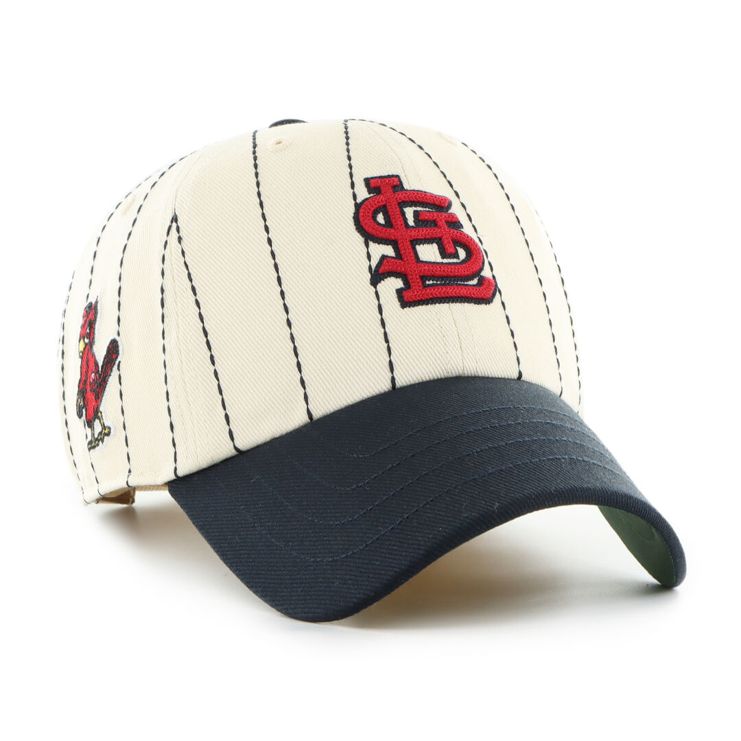 St. Louis Cardinals Rawlings '47 Brand Pinstripe Clean Up Hat - Image 2