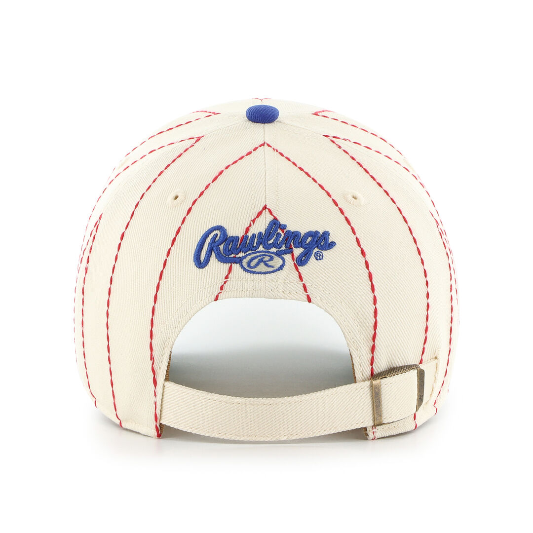 Texas Rangers Rawlings '47 Brand Pinstripe Clean Up Hat - Image 4