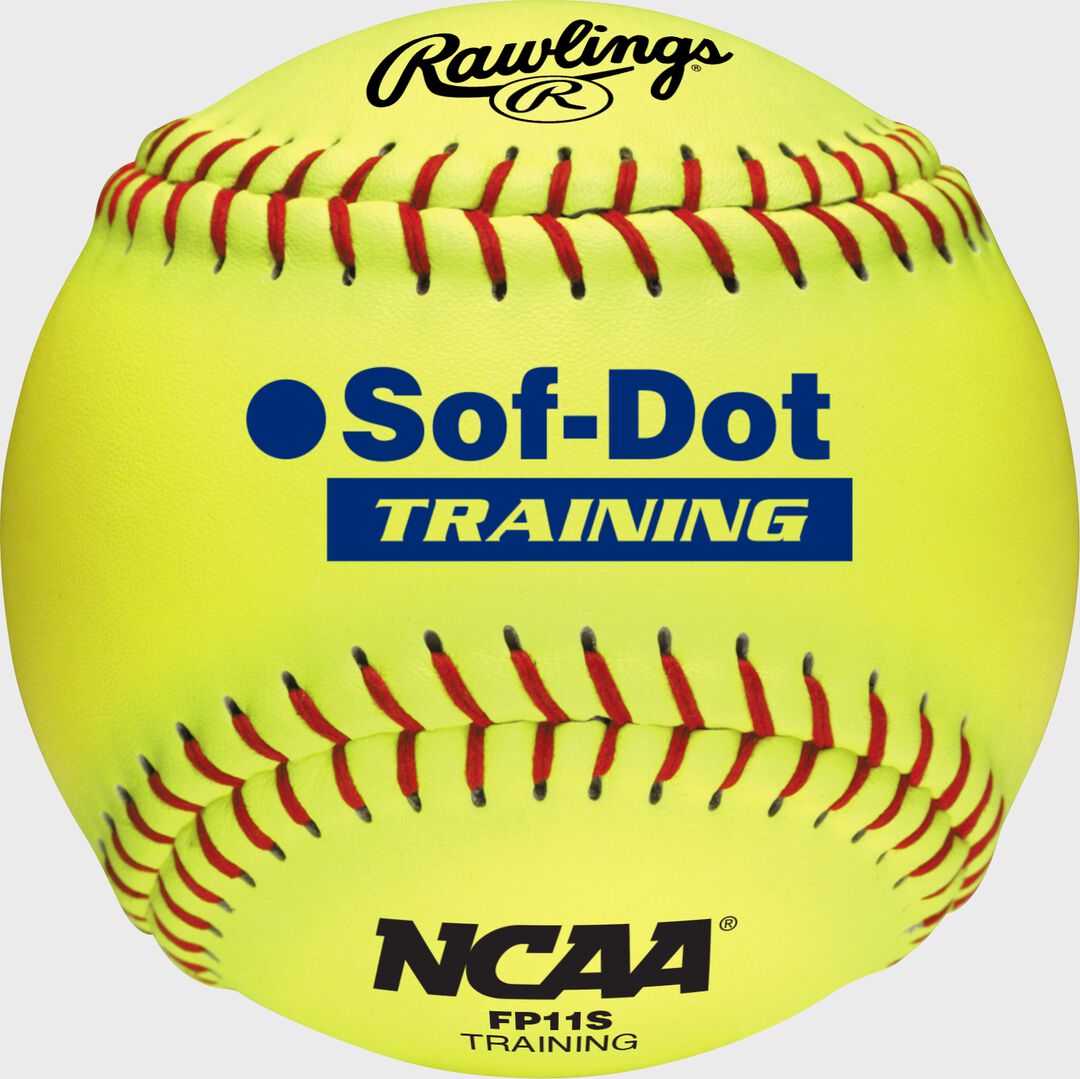 Rawlings 11-Inch NCAA Soft Poly-Core Fastpitch Training Ball Dozen