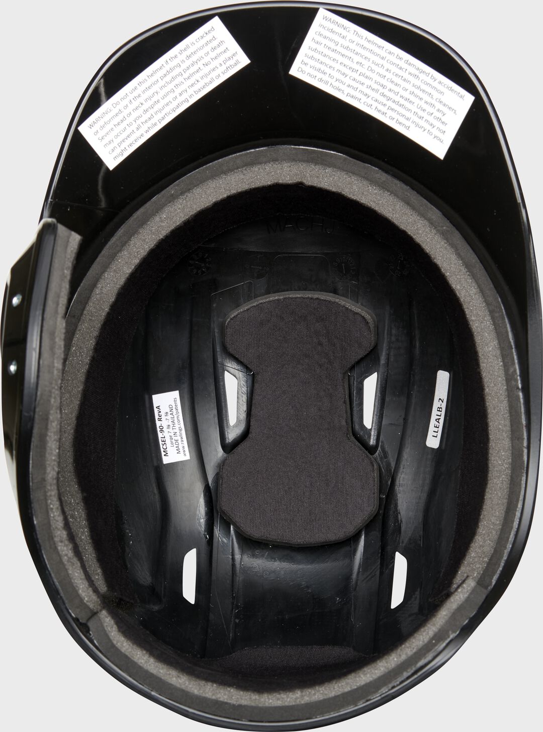 Mach Single Ear Left Handed Batting Helmet - Image 5