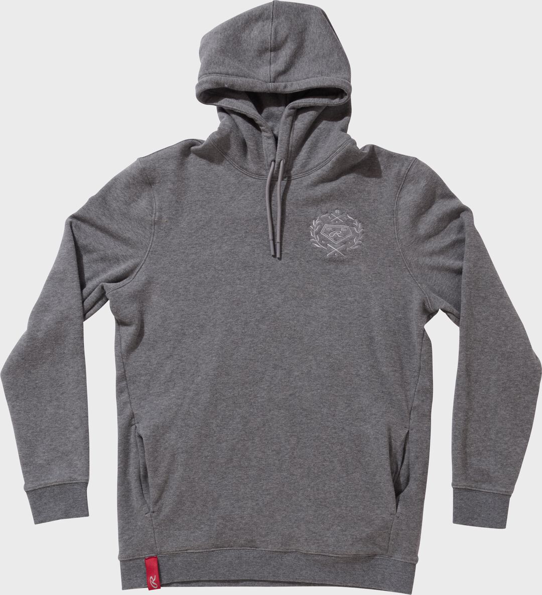 Rawlings x The Normal Brand Puremeso Fleece Hoodie Athletic Grey - Image 5