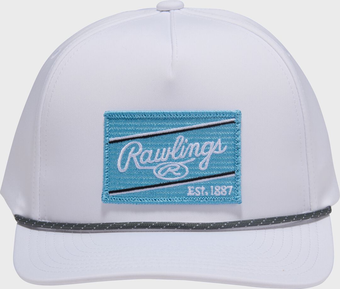 Rawlings White/Columbia Blue ColorSync Rope Hat - Image 2
