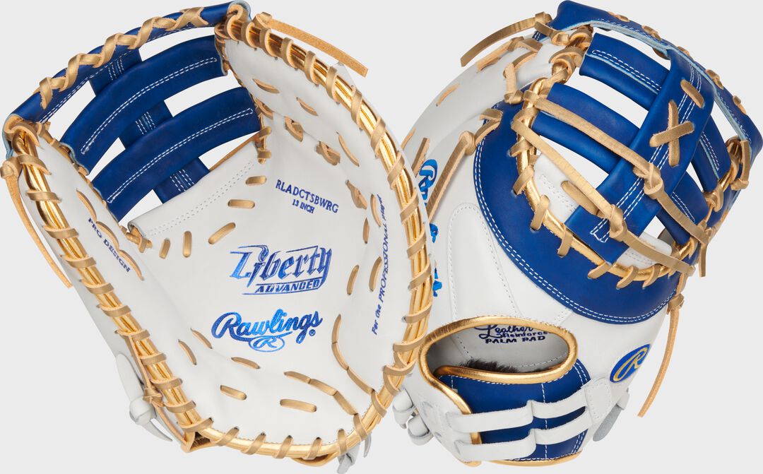 Liberty Advanced Color Series 13 in 1st Base Mitt White/Royal