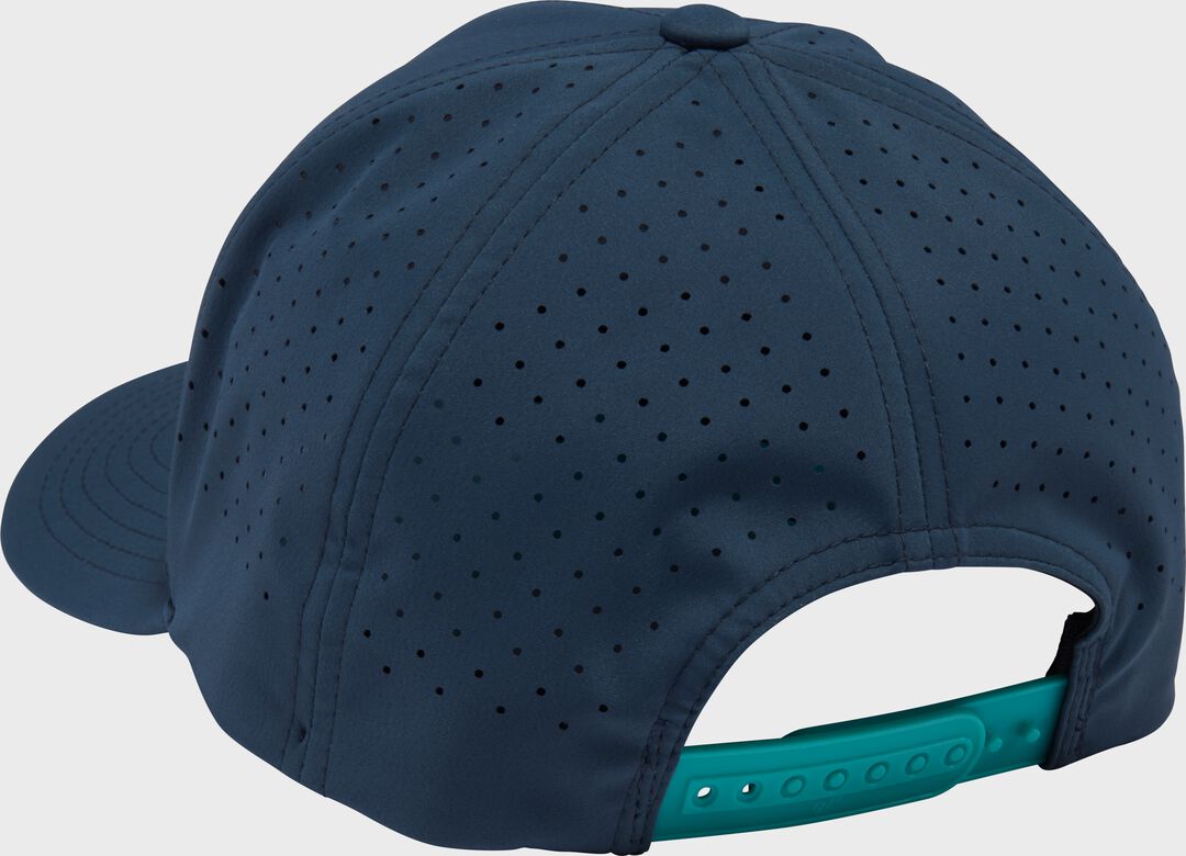 Rawlings Navy Laser Performance Patch Snapback Hat - Image 4