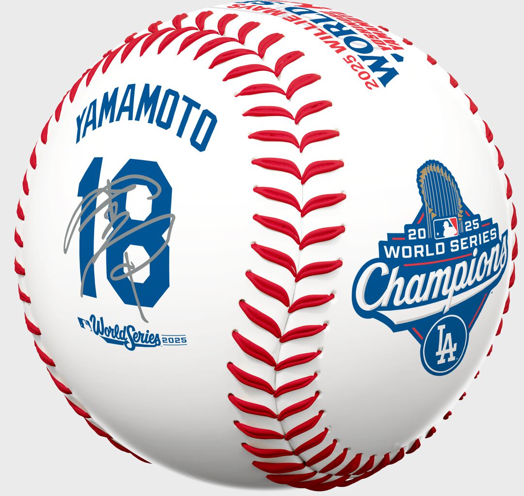 2025 Yoshinobu Yamamoto World Series MVP Replica Baseball 1 Ball - Image 3